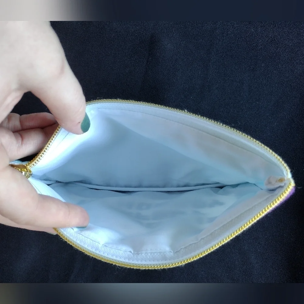Purple Cosmetic Zipper Pouch